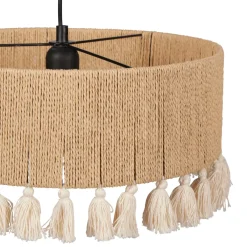 OSTARIA Lampadari-Lampadario a sospensione pon pon e corda (D35 cm) Charlotte