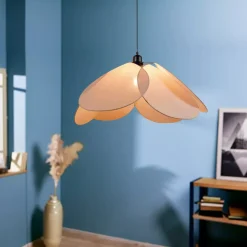 OSTARIA Lampadari-Lampadario a sospensione tessuto Petalo (D69 cm)