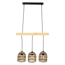 OSTARIA Lampadari-Lampadario bambù (60 cm) Domo
