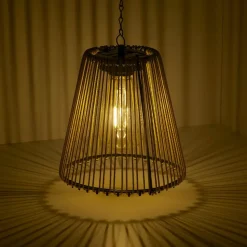 #N/A Luci Per Esterno-Lampadario da giardino solare (D17,5 cm) LED Calabre Dorato