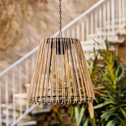 #N/A Luci Per Esterno-Lampadario da giardino solare (D17,5 cm) LED Calabre Dorato