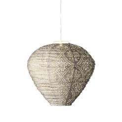 KAEMINGK Luci Per Esterno-Lampada solare da giardino sospesa (H28 cm) Lanterna traforata