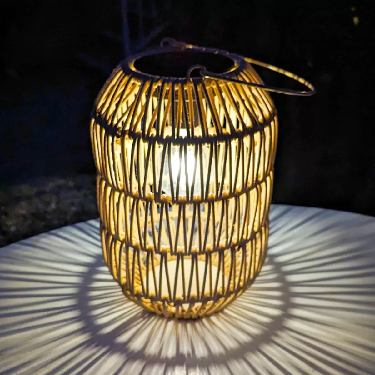 #N/A Luci Per Esterno-Lanterna da giardino solare LED (H24,5 cm) Toscane Naturale