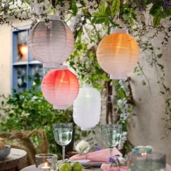 #N/A Luci Per Esterno-Lanterna solare cinese LED Cylindre effetto fiamma - caldo