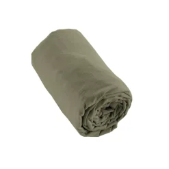Lenzuolo con angoli flanella di cotone (200 x 200 cm) Nina Verde rosmarino