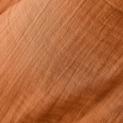 Lenzuolo con angoli garza di cotone (180 x 200 cm) Gaïa Albicocca