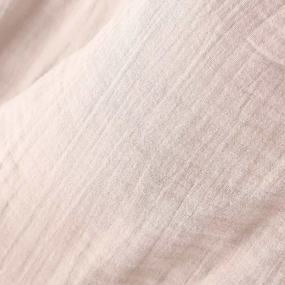 Lenzuolo con angoli garza di cotone (90 x 200 cm) Gaïa Rosa cipria