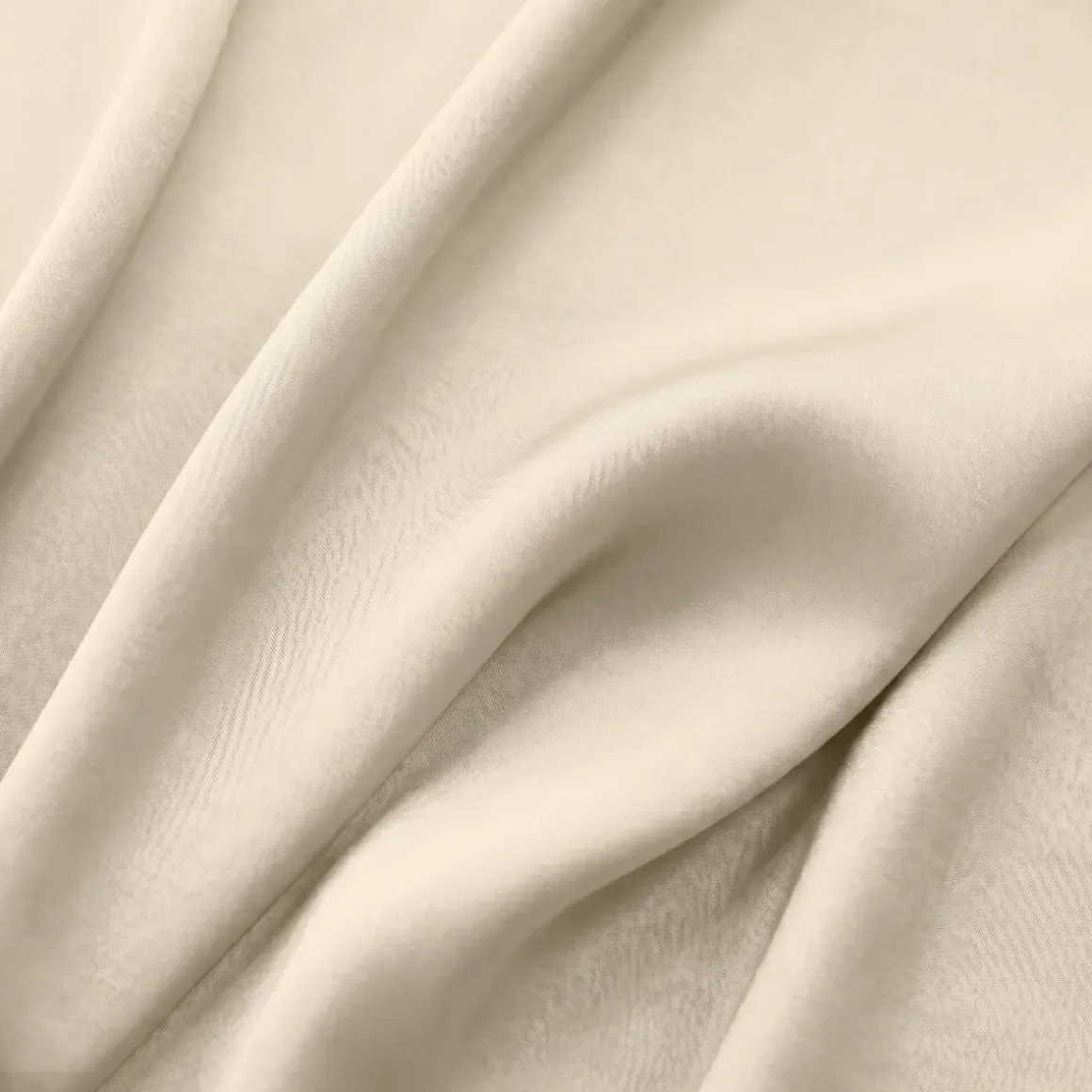 Lenzuolo con angoli in lyocell Tencel™ (140 x 190 cm) Olivia Beige pampa