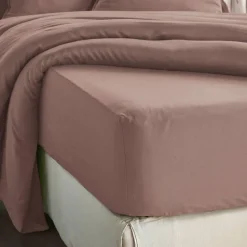 Lenzuolo con angoli in lyocell Tencel™ (200 x 200 cm) Olivia Rosa blush