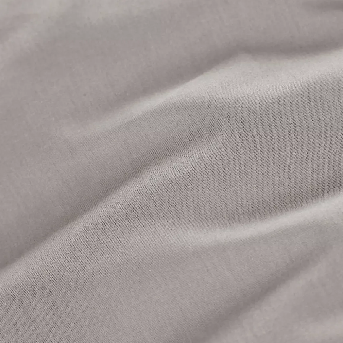 Lenzuolo con angoli in percalle di cotone (90 x 200 cm) Cali Grigio chiaro