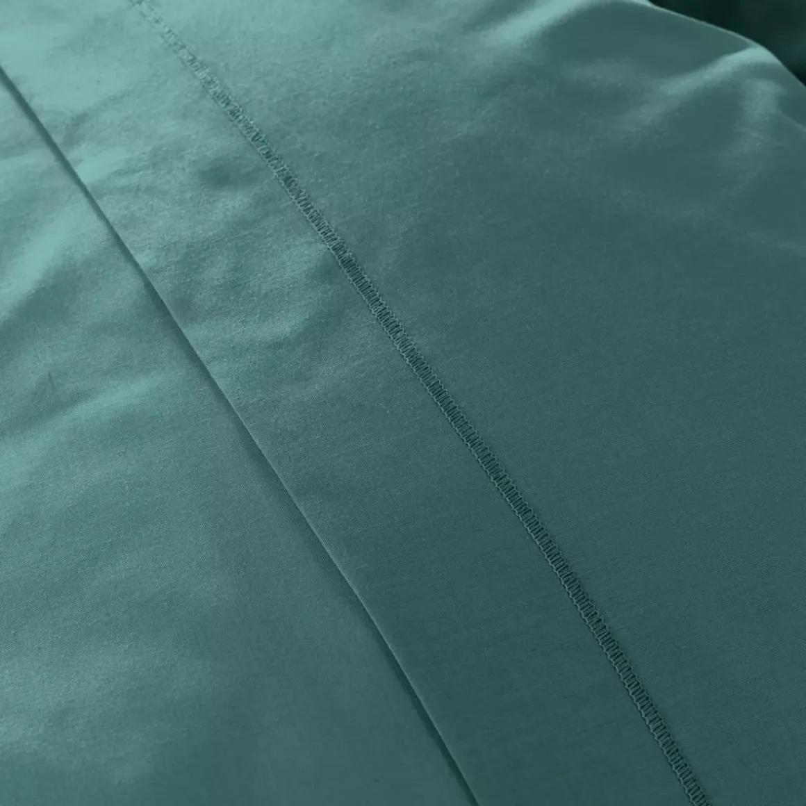 Lenzuolo con angoli percalle di cotone (90 x 190 cm) Cali Blu ottanio