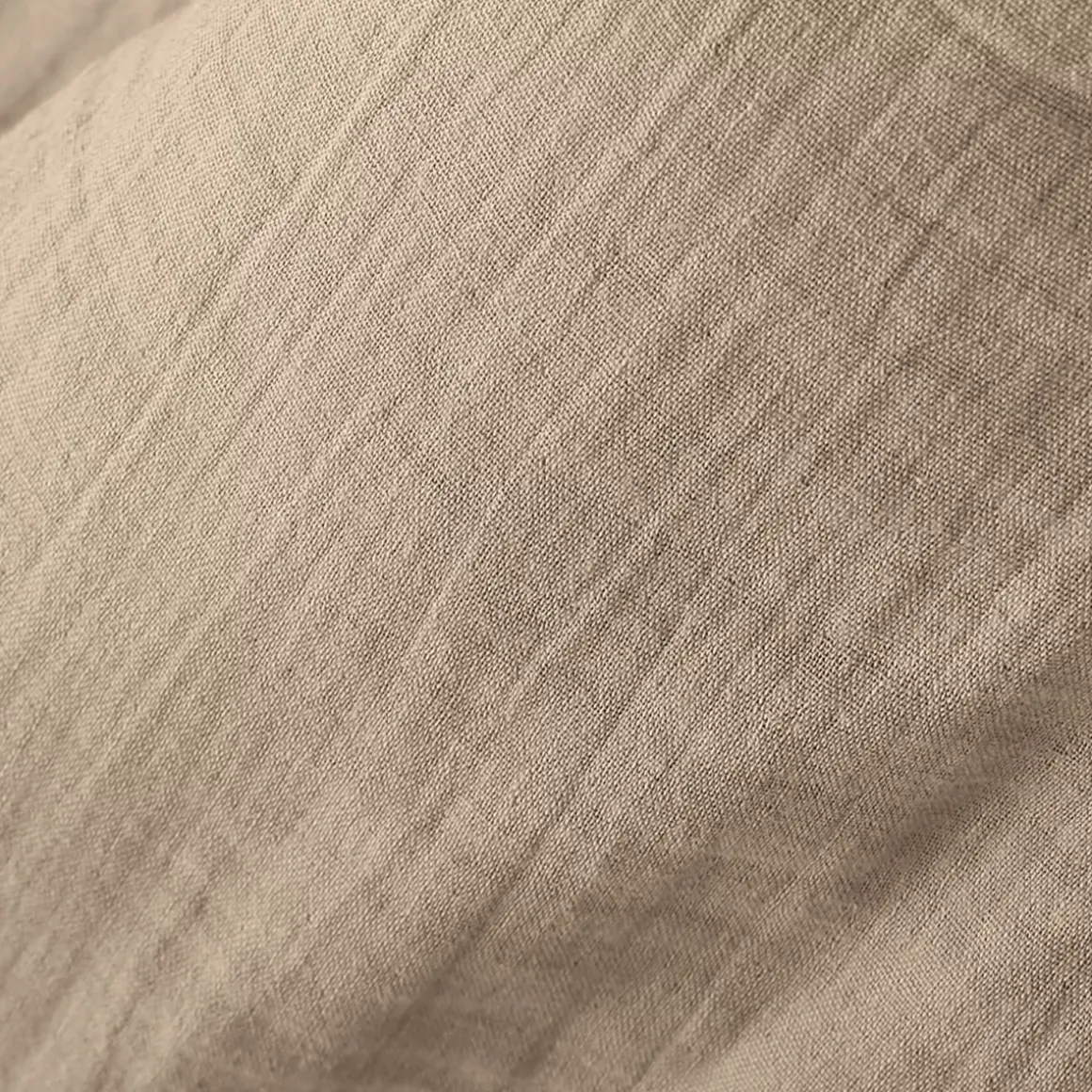 Lenzuolo sopra garza di cotone (270 x 300 cm) Gaïa Marrone corda