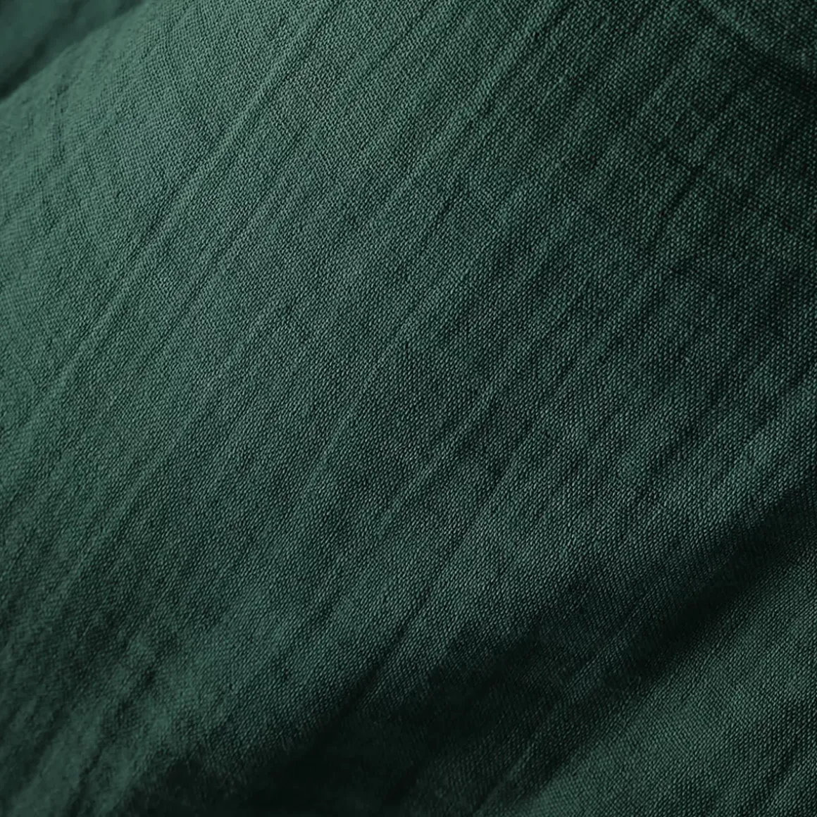 Lenzuolo sopra garza di cotone (240 x 300 cm) Gaïa Verde abete