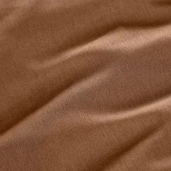 Lenzuolo sopra percalle di cotone (240 x 300 cm) Cali Marrone cioccolato