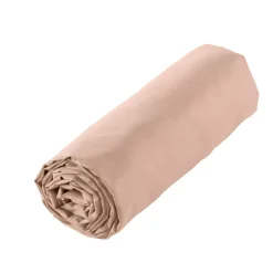 Lenzuolo sotto con angoli in percalle di cotone (180 x 200 cm) Diane Rose Blush