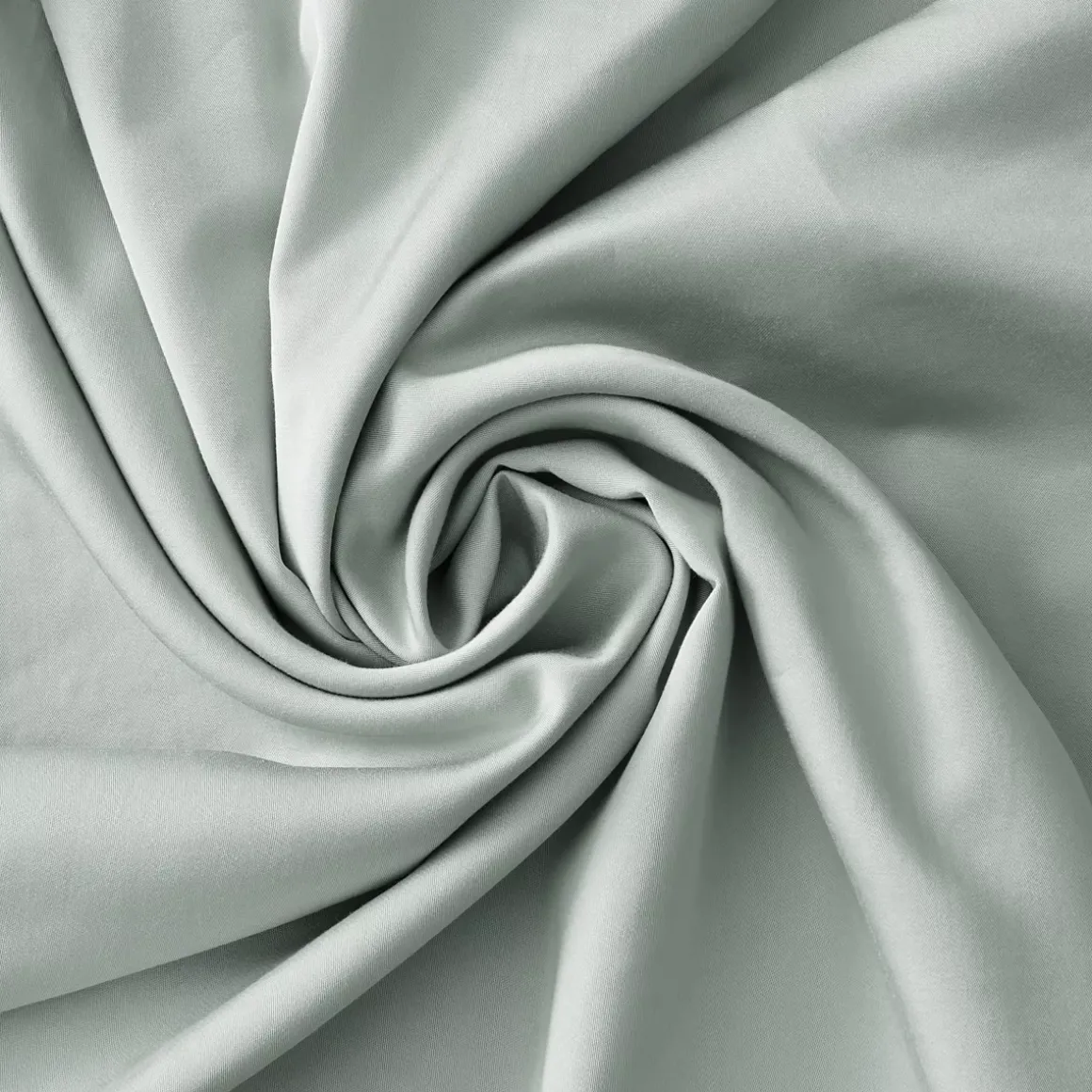 Lenzuolo sotto con angoli in raso di bambù (90 x 200 cm) Sienna Verde eucalipto
