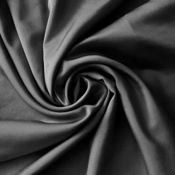 Lenzuolo sotto in raso di bambù (90 x 200 cm) Sienna Nero