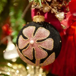 KAEMINGK Palline Di Natale-Lotto di 3 palline di Natale di vetro (D80 mm) Verona