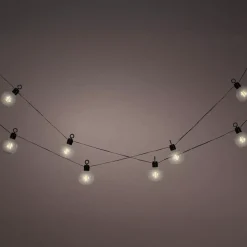 KAEMINGK Luci Per Esterno-Luminaria da giardino solare con 8 LED (5,8 m) Festa Guinguette