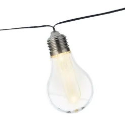 KAEMINGK Luci Per Esterno-Luminaria solare a 10 LED (4,5 m) Guinguette lampeggiante