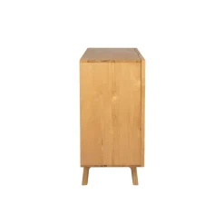 Credenze E Cassettiere-Madia alta 2 ante in rovere (100 x 100 cm) Olys
