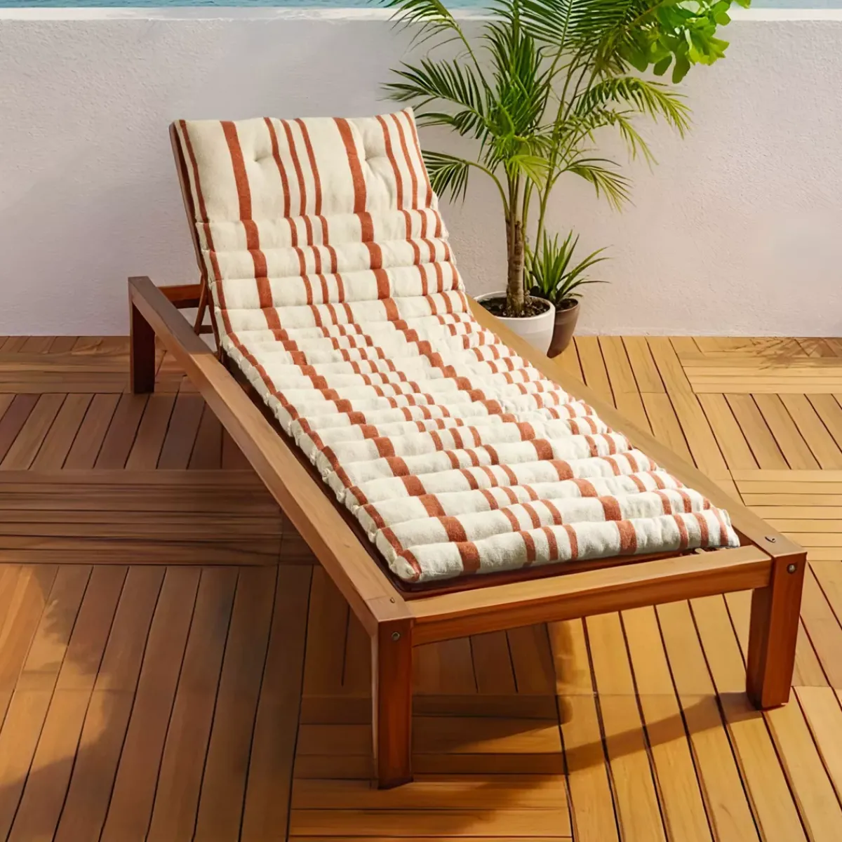 EMINZA Cuscini Lettini Da Spiaggia-Materassino per lettino prendisole arrotolabile (180 x 60 cm) Nautira