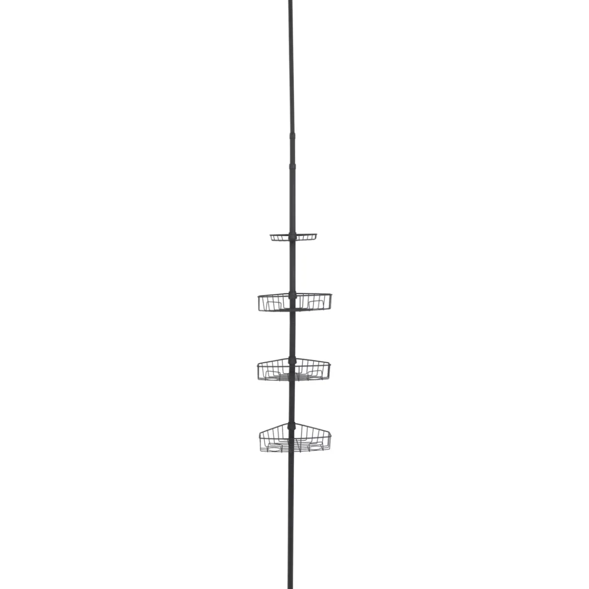 TENDANCE Accessori Bagno-Mensola portaoggetti doccia estensibile (da 115 a 289 cm) Telescopica opaco
