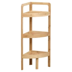 TENDANCE Contenitori Bagno|Mobili Bagno-Mobile angolare 3 ripiani (H85 cm) Anako