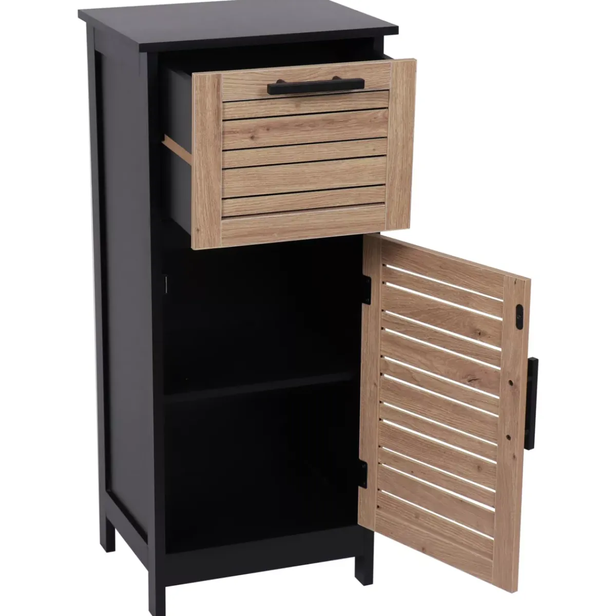 TENDANCE Contenitori Bagno|Mobili Bagno-Mobile basso per bagno (37 x H83 cm) Bergen