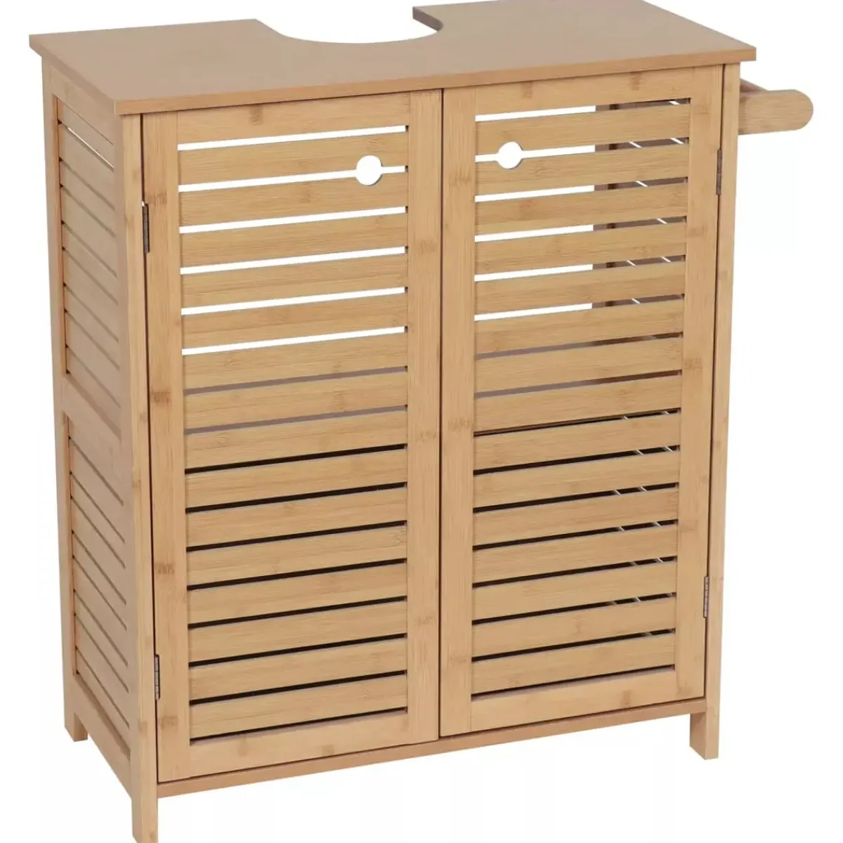 TENDANCE Contenitori Bagno|Mobili Bagno-Mobile da bagno con porta asciugamani (67 x H70 cm) Trinidad