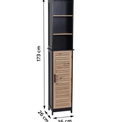 TENDANCE Contenitori Bagno|Mobili Bagno-Mobile da bagno (35 x H173 cm) Bergen
