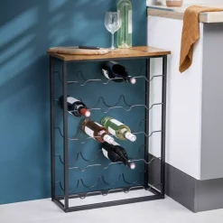 EMINZA Mobili Portabottiglie-Mobile portabottiglie industriale 20 scompartimenti (Alt 74 cm) Victor