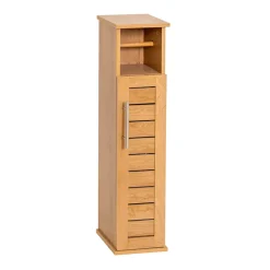 TENDANCE Accessori Water-Mobile porta rotolo carta igienica con riserva e mensola in legno Colonial