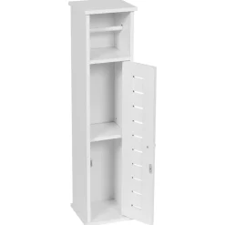 TENDANCE Contenitori Bagno|Mobili Bagno-Mobile portarotolo carta igienica con riserva (H75 cm) Santorin