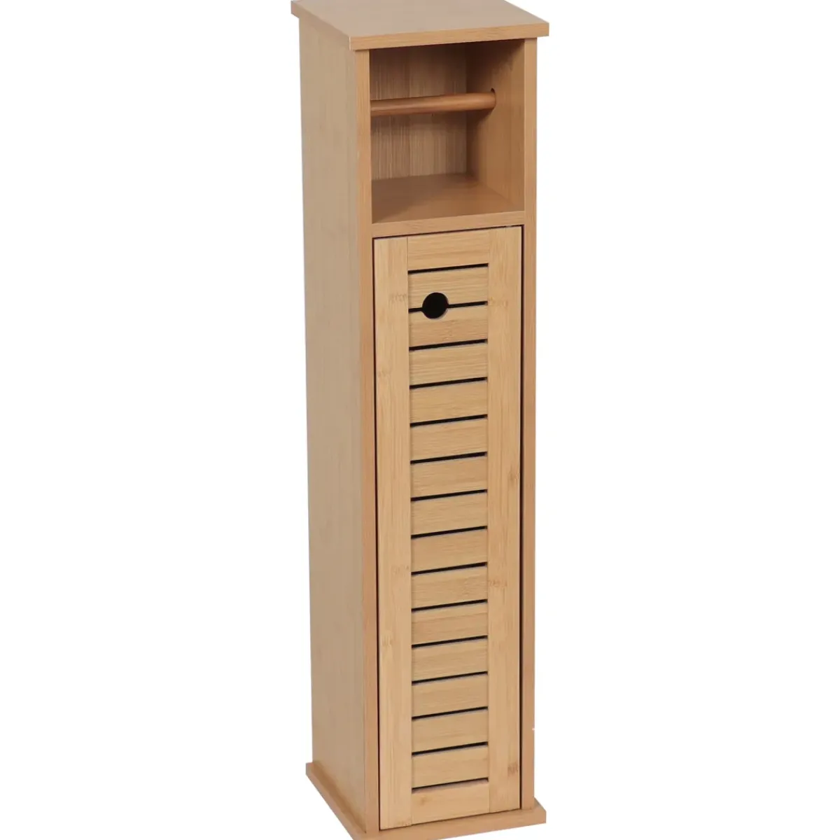 TENDANCE Contenitori Bagno|Mobili Bagno-Mobile porta rotolo carta igienica con riserva (H75 cm) Trinidad