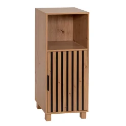 TENDANCE Contenitori Bagno|Mobili Bagno-Mobiletto basso bagno in legno (86 x 35 cm) Karma