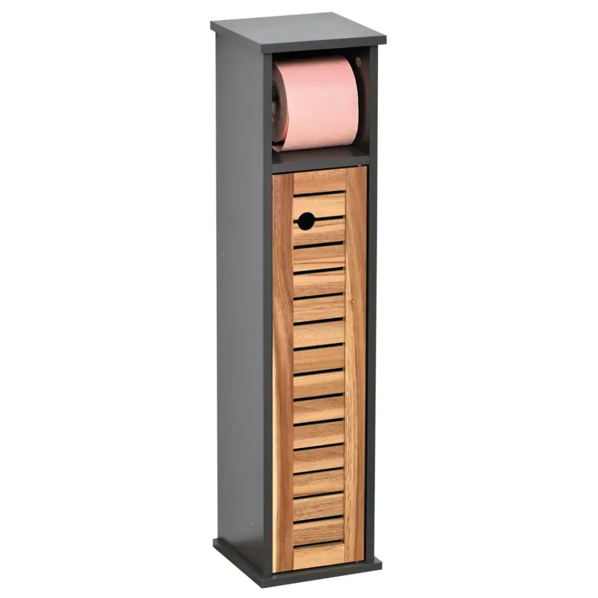 TENDANCE Contenitori Bagno|Accessori Water-Mobiletto portarolo wc + riserva Elément Acacia