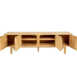 Mobile Tv-Mobile TV 4 ante in rovere massiccio (180 x 55 cm) Oakland