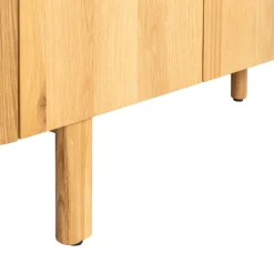 Mobile Tv-Mobile TV 4 ante in rovere massiccio (180 x 55 cm) Oakland