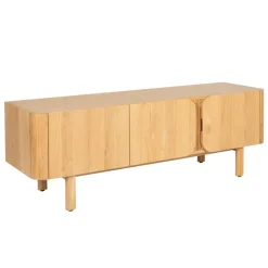 Mobile Tv-Mobile TV 3 ante in rovere massiccio (154 x 55 cm) Oakland