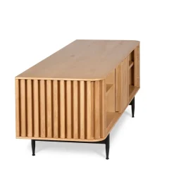 Mobile Tv-Mobile TV 4 nicchie in rovere massiccio (130 x 42 cm) Rytm