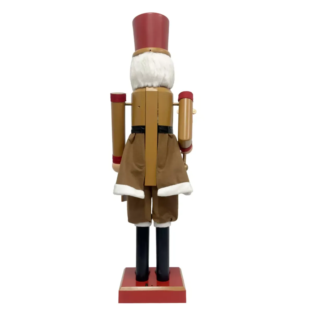 EMINZA Babbo Natale Animali E Personaggi|Personaggi E Oggetti Grande Dimensione-Musicista Schiaccianoci (H154 cm) musicale e animato Cookie
