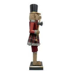 EMINZA Babbo Natale Animali E Personaggi|Personaggi E Oggetti Grande Dimensione-Musicista Schiaccianoci (H154 cm) musicale e animato Teddy