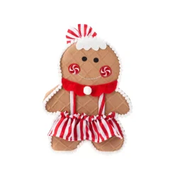 KOOPMAN Babbo Natale Animali E Personaggi-Omino di pan di zenzero (H30 cm) Dolcetto Festivo