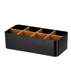 TENDANCE Accessori Bagno-Organizzatore per il bagno 8 scomparti in bambù Naturo