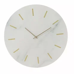 EMINZA Orologi-Orologio da parete in legno (D51 cm) Marmo