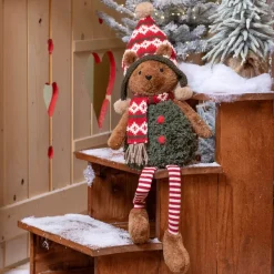KAEMINGK Babbo Natale Animali E Personaggi-Orsaccochiotto natalizio decorativo (H68 cm) Max in montagna