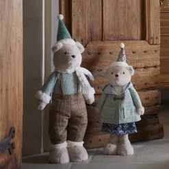 KAEMINGK Babbo Natale Animali E Personaggi-Orso delle nevi (H75 cm) Gabriel e verde chiaro