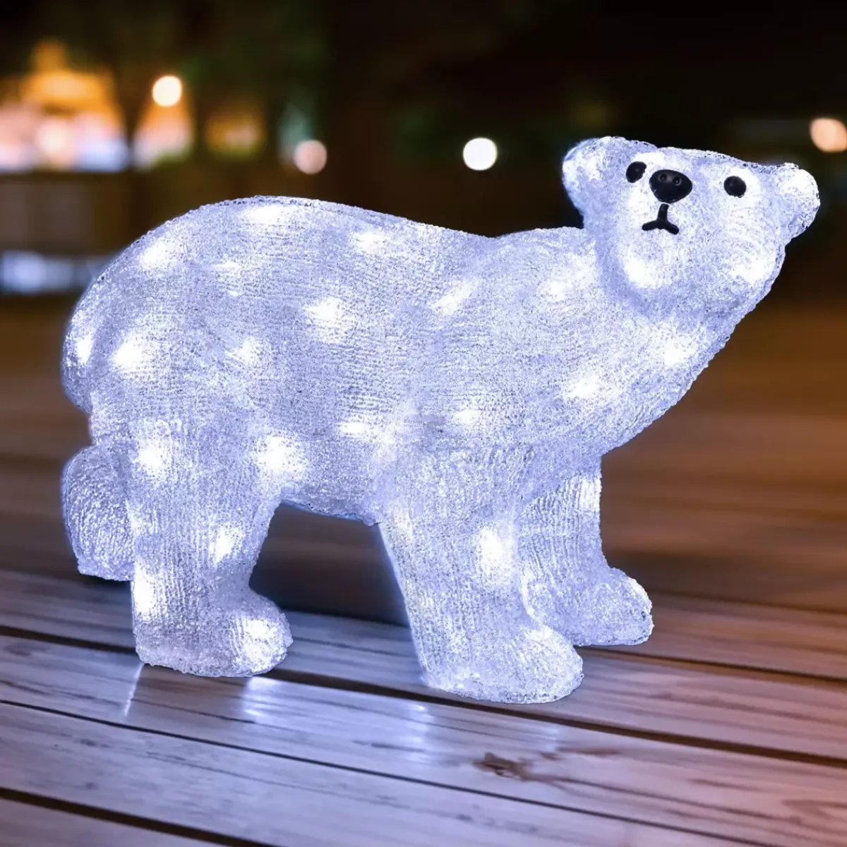 Feeric Lights & Christmas Oggetti Decorativi E Illuminati-Orso luminoso Bali 60 LED