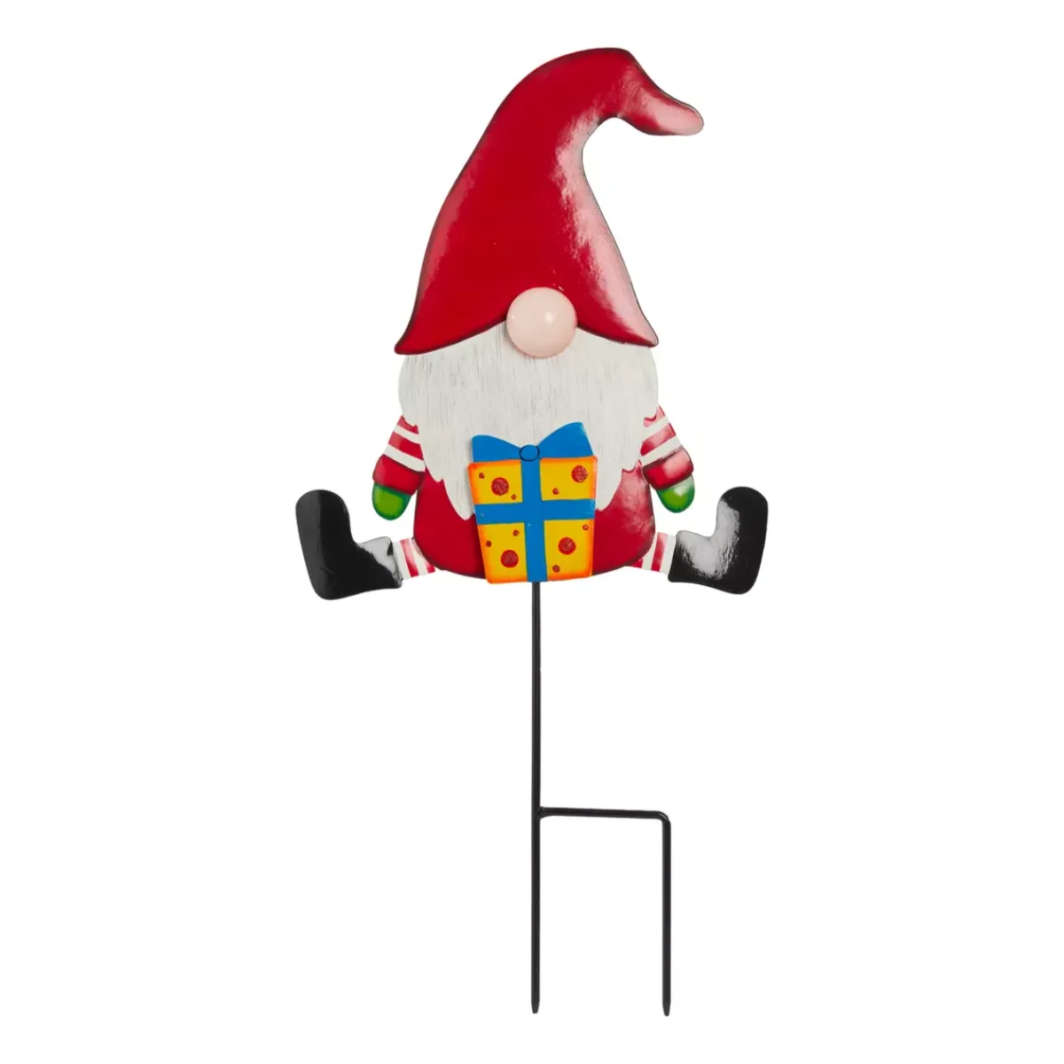 CHRISTMAS DREAM Decorazioni E Oggetti Natalizi|Babbo Natale Animali E Personaggi-Paletto da giardino in metallo (H50 cm) Folletto